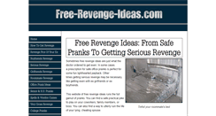 Desktop Screenshot of free-revenge-ideas.com