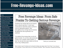 Tablet Screenshot of free-revenge-ideas.com